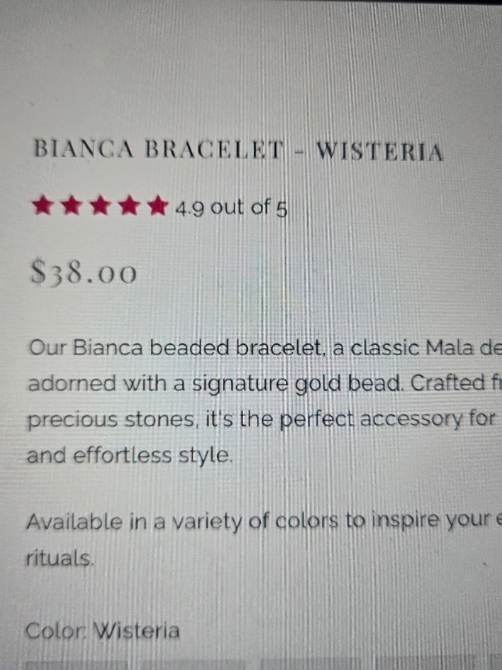 BNWT Budhagirl Bianca Bracelet - Picture 4 of 4